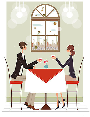 EPS 주간 라이프스타일 커플 여자 남자 와인잔 의자 데이트 일러스트 창문 탁자 휴식 실내 사람 20대 취미 두명 라이프 30대 와인 꽃병 성인만 국내일러스트 자연요소 꽃 가구 컨셉 술잔 관계 주류 청년 내부 생활 장년 파일형식 벡터