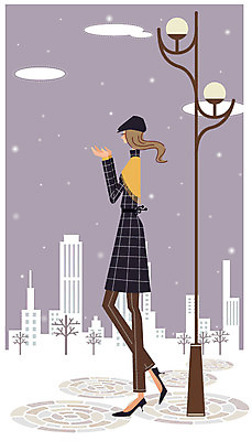 EPS 우먼라이프 라이프스타일 계절 공공시설 여자 패션 겨울 가로등 일러스트 휴식 거리 한명 사람 빌딩 20대 성인 취미 야외 라이프 30대 산책 눈 여자만 여자한명만 성인여자만 성인만 국내일러스트 자연요소 1 컨셉 날씨 청년 건물 생활 장년 시설 파일형식 벡터