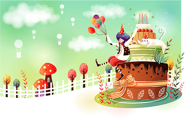 EPS 주간 남자 일러스트 촛불 상상 청소년 한명 사람 소년 야외 10대 울타리 판타지 케이크 버섯 상상캐릭터 풍선 환상 남자만 남자한명만 십대만 십대남자만 십대남자한명만 국내일러스트 일러캐릭터 자연요소 캐릭터 1 어린이 컨셉 초 디저트 담장 파일형식 벡터