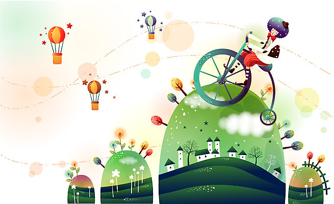 EPS 나무 남자 꽃 일러스트 상상 청소년 산 주택 요정 한명 사람 소년 야외 10대 판타지 자전거 산책 열기구 상상캐릭터 환상 남자만 남자한명만 십대만 십대남자만 십대남자한명만 국내일러스트 일러캐릭터 식물 캐릭터 1 어린이 컨셉 항공교통 휴식 건물 바이크 파일형식 벡터