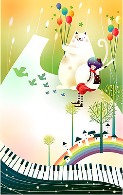 EPS 나무 남자 악기 무지개 일러스트 상상 청소년 조류 주택 요정 한명 사람 소년 야외 10대 판타지 고양이 건반 피아노 건반악기 상상캐릭터 풍선 환상 남자만 남자한명만 십대만 십대남자만 십대남자한명만 국내일러스트 일러캐릭터 자연요소 식물 동물 캐릭터 1 어린이 음악 컨셉 포유류 건물 반려동물 파일형식 벡터
