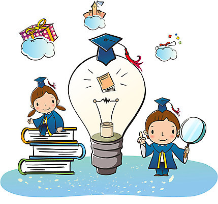 EPS 학생 여자 어린이교육 교육 남자 어린이 일러스트 학사모 전구 졸업 학교 돋보기 선물 사람 두명 10대 책 스쿨라이프 전기에너지 졸업장 필라멘트 십대만 국내일러스트 모자_잡화 라이프스타일 청소년 에너지 파일형식 벡터