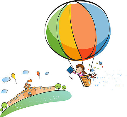 EPS 학생 여자 어린이교육 교육 초등학생 어린이 일러스트 학사모 졸업 학교 한명 사람 소녀 10대 스쿨라이프 열기구 여자만 여자한명만 소녀만 국내일러스트 모자_잡화 1 라이프스타일 항공교통 청소년 어린이만 파일형식 벡터