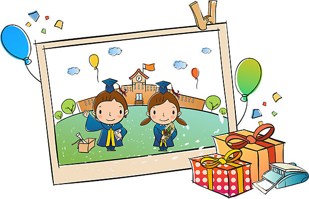 EPS 학생 여자 어린이교육 교육 남자 어린이 일러스트 학사모 졸업 학교 집게 선물 사람 소녀 소년 두명 스쿨라이프 인쇄기 기념사진 어린이만 국내일러스트 모자_잡화 라이프스타일 전자제품 파일형식 벡터