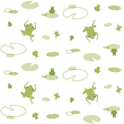 EPS 동물 척추동물 문양 계절 백그라운드 무늬 패턴 일러스트 개구리 양서류 사람없음 봄 연못 연잎 청개구리 팬시패턴 봄배경 국내일러스트 잎 파일형식 벡터