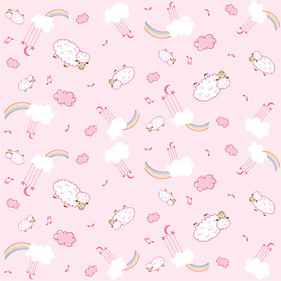 EPS 동물 구름 척추동물 문양 육지동물 음악 백그라운드 무지개 무늬 패턴 음표 일러스트 포유류 사람없음 양 팬시패턴 국내일러스트 자연요소 기호 문화예술 파일형식 벡터