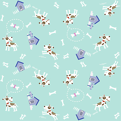 EPS 동물 척추동물 문양 육지동물 반려견 백그라운드 무늬 패턴 일러스트 포유류 뼈 주택 사람없음 개 강아지 개집 팬시패턴 국내일러스트 건물 반려동물 애견용품 파일형식 벡터