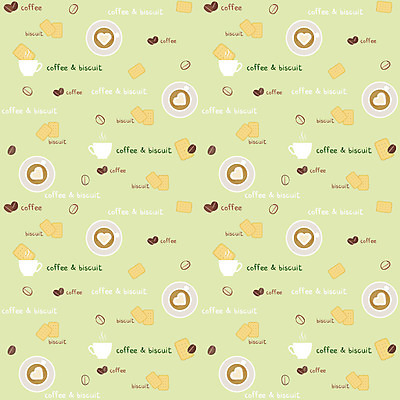 EPS 문양 커피 음식 백그라운드 무늬 패턴 일러스트 디저트 사람없음 쿠키 과자 원두 하트 커피잔 팬시패턴 국내일러스트 모양 음료 잔 파일형식 벡터
