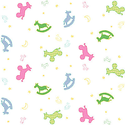 EPS 문양 별 생활용품 백그라운드 무늬 패턴 일러스트 사람없음 장난감 놀이용품 아기용품 달 목마 팬시패턴 흔들목마 국내일러스트 자연요소 오브젝트 파일형식 벡터