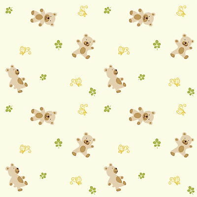 EPS 동물 척추동물 문양 육지동물 계절 나비 백그라운드 무늬 패턴 일러스트 곰 포유류 나뭇잎 사람없음 봄 곰인형 팬시패턴 봄배경 국내일러스트 인형 곤충 잎 파일형식 벡터