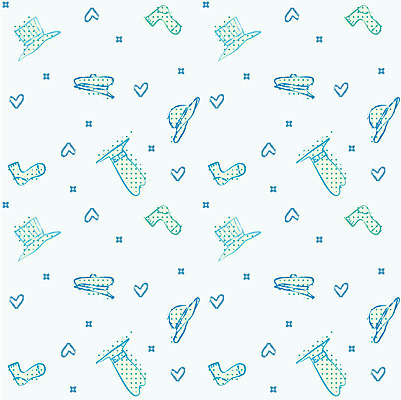 EPS 모자 문양 잡화 패션 백그라운드 무늬 패턴 일러스트 장신구 양말 사람없음 패턴백그라운드 하트 팬시패턴 국내일러스트 모양 파일형식 벡터