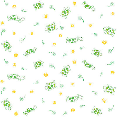 EPS 동물 척추동물 문양 꽃 동물캐릭터 백그라운드 무늬 패턴 일러스트 파충류 사람없음 거북이 네잎클로버 팬시패턴 국내일러스트 일러캐릭터 식물 캐릭터 클로버 파일형식 벡터