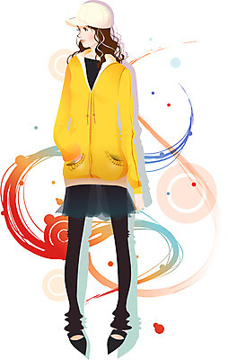 EPS 모자 여자 패션 일러스트 한명 사람 20대 성인 봄 화사함 레깅스 후드집업 레이스치마 봄쇼핑 여자만 여자한명만 성인여자만 청년만 청년여자만 성인한명만 청년여자한명만 성인여자한명만 성인만 국내일러스트 1 잡화 계절 컨셉 하의 청년 쇼핑 치마 겉옷 파일형식 벡터