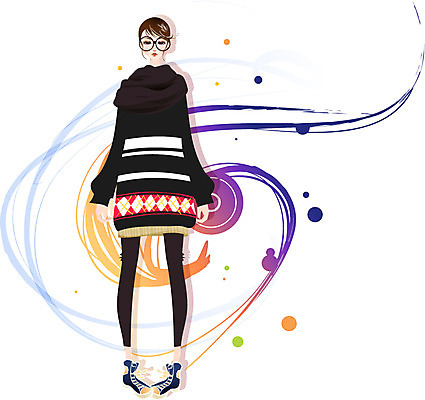 EPS 여자 패션 안경 일러스트 한명 사람 20대 성인 목도리 봄 스니커즈 니트 화사함 레깅스 봄쇼핑 여자만 여자한명만 성인여자만 청년만 청년여자만 성인한명만 청년여자한명만 성인여자한명만 성인만 국내일러스트 1 잡화 계절 운동화 컨셉 상의 하의 청년 쇼핑 파일형식 벡터