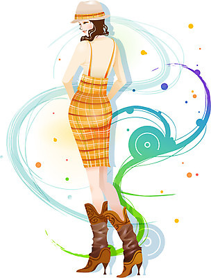 EPS 모자 원피스 여자 패션 일러스트 부츠 한명 사람 20대 성인 치마 봄 중절모 화사함 봄쇼핑 여자만 여자한명만 성인여자만 청년만 청년여자만 성인한명만 청년여자한명만 성인여자한명만 성인만 국내일러스트 모자_잡화 1 잡화 옷 계절 신발 컨셉 하의 청년 쇼핑 파일형식 벡터