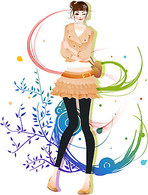 EPS 여자 패션 일러스트 한명 사람 20대 성인 치마 귀여움 봄 재킷 레깅스 힙색 봄쇼핑 여자만 여자한명만 성인여자만 청년만 청년여자만 성인한명만 청년여자한명만 성인여자한명만 성인만 국내일러스트 1 계절 컨셉 가방 하의 청년 쇼핑 외투 파일형식 벡터