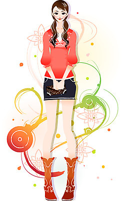 EPS 여자 패션 일러스트 부츠 한명 사람 20대 성인 봄 니트 화사함 청치마 봄쇼핑 여자만 여자한명만 성인여자만 청년만 청년여자만 성인한명만 청년여자한명만 성인여자한명만 성인만 국내일러스트 1 계절 신발 컨셉 상의 청년 쇼핑 치마 파일형식 벡터