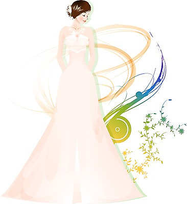 EPS 드레스 계절 여자 신부 웨딩드레스 결혼 일러스트 한명 사람 20대 성인 봄 여자만 여자한명만 성인여자만 청년만 청년여자만 성인한명만 청년여자한명만 성인여자한명만 성인만 국내일러스트 1 옷 이벤트 청년 파일형식 벡터