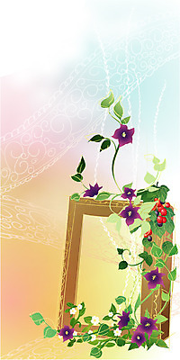 EPS 사계절 계절 열매 꽃 줄기 액자 백그라운드 일러스트 자연 미술 사람없음 봄 미술도구 덩굴 표구 베리 국내일러스트 식물 과일 문화예술 오브젝트 생태계 파일형식 벡터