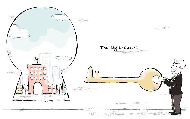 EPS 주간 전신 구름 남자 일러스트 회사 비즈니스 열쇠 한명 사람 20대 성인 건물 30대 비즈니스라이프 비즈니스맨 열쇠구멍 남자만 남자한명만 성인남자만 성인만 국내일러스트 자연요소 1 라이프스타일 건축물 청년 장년 직장인 파일형식 벡터