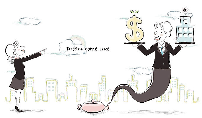 EPS 전신 여자 남자 일러스트 회사 비즈니스 성공 사람 빌딩 20대 두명 건물 30대 금융 경제 비즈니스라이프 비즈니스맨 비즈니스우먼 동료 수익 가치평가 실현 요술램프 성인만 국내일러스트 라이프스타일 건축물 컨셉 관계 청년 장년 직장인 평가 파일형식 벡터