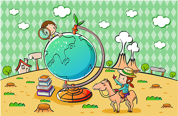 EPS 주간 구름 학생 여자 어린이교육 교육 남자 어린이 일러스트 주택 사람 초원 야외 두명 지구본 스쿨라이프 사막 관찰 화산 낙타 지구과학 고인돌 어린이만 국내일러스트 자연요소 라이프스타일 과학 포유류 학교 모션 산 건물 무덤 청동기 파일형식 벡터