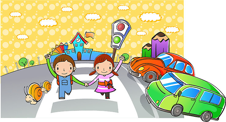 EPS 주간 구름 학생 여자 어린이교육 교육 남자 어린이 일러스트 학교 교통시설 자동차 사람 야외 두명 연필 스쿨라이프 횡단보도 신호등 달팽이 등교 하교 질서 스쿨존 어린이만 국내일러스트 자연요소 라이프스타일 육상교통 교통 학용품 연체동물 필기구 예절 보행로 시설 등하교 파일형식 벡터