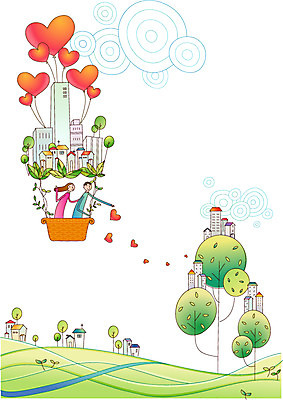 EPS 주간 나무 구름 여자 남자 일러스트 주택 사랑 사람 초원 20대 야외 두명 건물 30대 하트 도움 사회이슈 사회복지 분배정책 정부정책 지원 성인만 국내일러스트 자연요소 모양 식물 건축물 감정 컨셉 청년 장년 복지 정책 파일형식 벡터