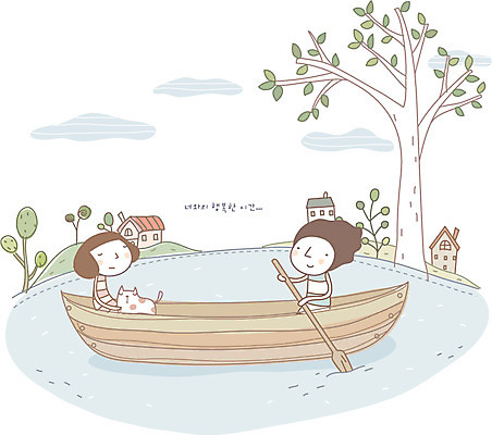 EPS 나무 구름 커플 여자 남자 행복 감정 호수 여유 데이트 일러스트 상상 주택 사랑 사람 20대 야외 두명 건물 10대 강 고양이 꿈 심플 뱃놀이 선박 국내일러스트 자연요소 식물 건축물 수상교통 배_교통 포유류 관계 청소년 청년 반려동물 전통놀이 파일형식 벡터