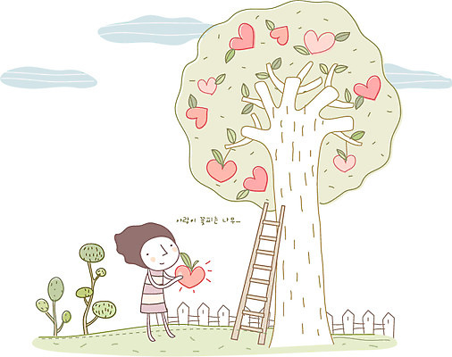EPS 나무 구름 여자 열매 과일 일러스트 사다리 상상 사랑 한명 사람 20대 성인 야외 10대 울타리 꿈 하트 심플 사과나무 사랑나무 여자만 여자한명만 국내일러스트 자연요소 모양 식물 1 감정 청소년 청년 담장 도구 사과 파일형식 벡터