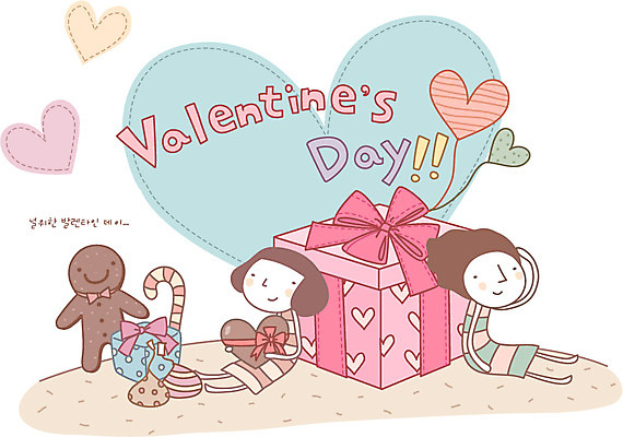 EPS 커플 여자 기념일 남자 리본 일러스트 상상 발렌타인데이 선물 사랑 사람 이벤트 20대 두명 10대 선물상자 상자 쿠키 초콜릿 꿈 하트 심플 하트풍선 풍선 국내일러스트 모양 감정 관계 데이이벤트 청소년 디저트 청년 파일형식 벡터