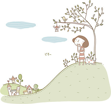 EPS 나무 구름 커플 여자 남자 일러스트 상상 조류 주택 사랑 한명 사람 20대 성인 야외 건물 10대 마을 고양이 외침 꿈 언덕 심플 그리움 안부 국내일러스트 자연요소 식물 동물 1 건축물 감정 포유류 관계 청소년 청년 반려동물 소리 파일형식 벡터