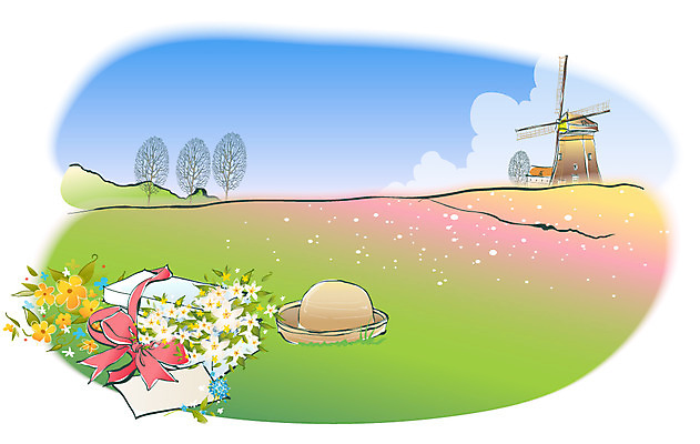 EPS 주간 나무 모자 해외풍경 사계절 계절 공공시설 꽃 리본 백그라운드 일러스트 자연 풍경 사람없음 야외 선물상자 마을 봄 풍차 편지 봄배경 국내일러스트 자연요소 식물 해외 잡화 선물 상자 시설 생태계 파일형식 벡터