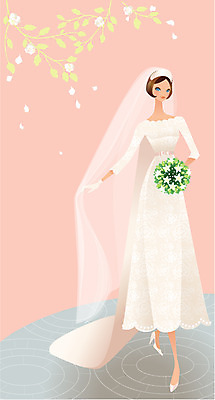 EPS 모델 여자 꽃 신부 부케 웨딩드레스 포즈 결혼 일러스트 면사포 한명 사람 20대 성인 30대 뷰티 촬영 여자만 여자한명만 성인여자만 성인만 국내일러스트 식물 1 드레스 꽃다발 이벤트 청년 장년 결혼소품 파일형식 벡터