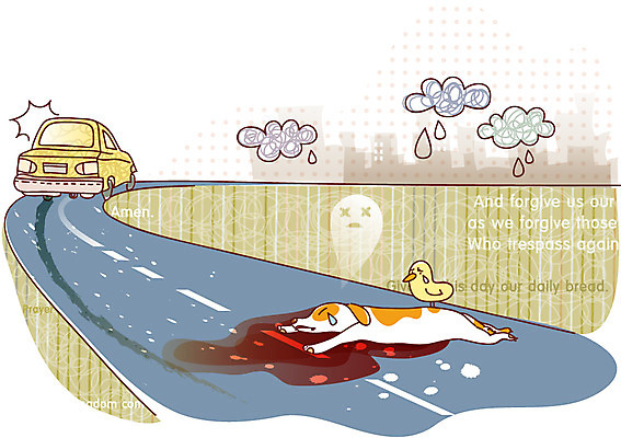 EPS 동물 구름 야생동물 육상교통 일러스트 승용차 자동차 조류 사람없음 야외 귀여움 환경 슬픔 죽음 도시 고속도로 혈액 개 강아지 유령 충돌 교통사고 눈물 화사함 희생 과속 로드킬 국내일러스트 자연요소 감정 도로 교통수단 컨셉 포유류 반려동물 사건 파일형식 벡터