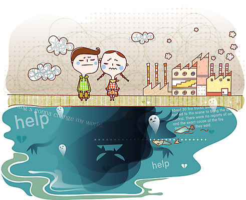 EPS 구름 커플 여자 남자 산업 한쌍 바다 일러스트 공장 공업 청소년 어류 사람 소년 야외 두명 10대 친구 강 귀여움 자연보호 환경 슬픔 환경오염 오염 연기 유령 환경보전 산업시설 화사함 수질오염 기름유출 폐수 폐수방류 십대만 국내일러스트 자연요소 감정 어린이 컨셉 관계 자연 수중동물 보호 사회이슈 파일형식 벡터