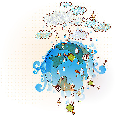EPS 나무 구름 지구 바다 일러스트 자연현상 주택 사람없음 우주 환경 피해 비 환경오염 오염 번개 홍수 자연재해 지구온난화 태풍 국내일러스트 자연요소 식물 컨셉 자연 날씨 건물 재해 기후변화 파일형식 벡터