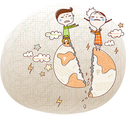 EPS 전신 구름 커플 여자 남자 별 지구 한쌍 일러스트 청소년 서기 사람 소년 두명 10대 친구 환경 고통 환경오염 오염 번개 멸망 십대만 국내일러스트 자연요소 감정 어린이 컨셉 관계 모션 날씨 파일형식 벡터