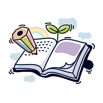 EPS 클립아트 구름 아이콘 무지개 비즈니스 문구용품 큐티아이콘 사람없음 필기구 연필 새싹 다이어리 사무용품 기록 메모지 오브젝트 정리 2D아이콘 자연요소 식물 학용품 파일형식 벡터