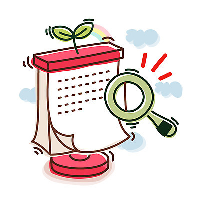 EPS 클립아트 구름 아이콘 종이 무지개 비즈니스 돋보기 큐티아이콘 사람없음 새싹 사무용품 발표 프레젠테이션 오브젝트 검색 검사_조사 문서 회의자료 2D아이콘 자연요소 식물 문구용품 자료 파일형식 벡터