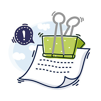 EPS 클립아트 구름 아이콘 종이 비즈니스 큐티아이콘 집게 사람없음 사무용품 느낌표 오브젝트 문서 종이집게 2D아이콘 자연요소 기호 문구용품 파일형식 벡터