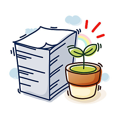 EPS 클립아트 식물 구름 아이콘 화분 종이 무지개 비즈니스 큐티아이콘 사람없음 새싹 사무용품 오브젝트 문서 2D아이콘 자연요소 문구용품 파일형식 벡터