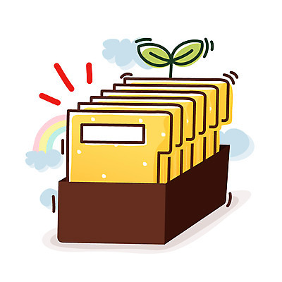 EPS 클립아트 식물 구름 아이콘 무지개 비즈니스 큐티아이콘 사람없음 상자 새싹 사무용품 오브젝트 문서 파일 서류함 정리함 2D아이콘 자연요소 문구용품 파일형식 벡터