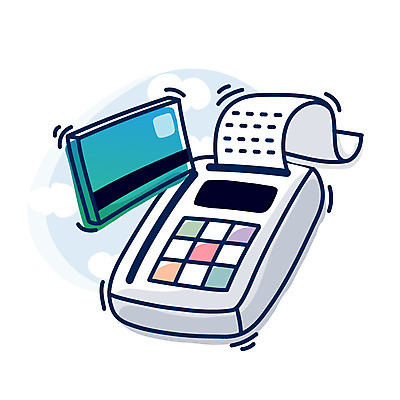 EPS 클립아트 아이콘 비즈니스 큐티아이콘 사람없음 전자제품 사무용품 가전제품 신용카드 오브젝트 결제 생활가전 영수증 카드단말기 카드매출전표 2D아이콘 문구용품 금융 단말기 매출전표 파일형식 벡터