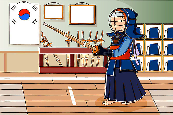 EPS 남자 여유 스포츠 일러스트 모션 레저 실내 건강 한명 사람 20대 성인 취미 라이프 레포츠 운동 즐거움 검도 검도장 남자만 남자한명만 성인남자만 청년만 청년남자만 청년남자한명만 성인한명만 성인남자한명만 성인만 국내일러스트 1 감정 스포츠시설 청년 내부 생활 격투기 파일형식 벡터