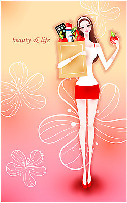 EPS 전신 우먼라이프 라이프스타일 여자 행복 백그라운드 꽃무늬 꽃백그라운드 과일 일러스트 한명 서기 미소 웃음 사람 20대 성인 라이프 생활 쇼핑 장보기 청춘 뷰티 종이봉투 봄 화장품 사과 날씬함 즐거움 모던 여자만 여자한명만 성인여자만 청년만 청년여자만 성인한명만 청년여자한명만 성인여자한명만 성인만 국내일러스트 1 계절 꽃 감정 컨셉 무늬 모션 봉투 표정 청년 몸매 파일형식 벡터