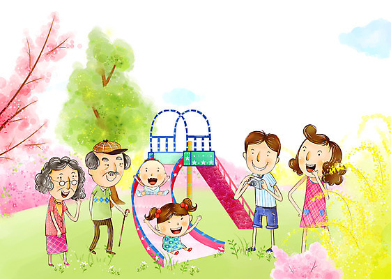 주간 전신 PSD 나무 구름 라이프스타일 계절 공원 공공시설 여자 할아버지 노년 남자 꽃 행복 할머니 어린이 일러스트 가정 가족 페인터 놀이 엄마 날씨 손자 손녀 수채화 대가족 따뜻함 밝음 남매 사랑 서기 미소 웃음 사람 소녀 초원 여러명 야외 여름 실버라이프 노후 부모 소풍 카메라 맑음 사진촬영 화목 봄 들꽃 벚꽃 자녀 아빠 미끄럼틀 포근함 개나리 진달래 즐거움 철쭉 화사함 포토샵 효도 효심 국내일러스트 자연요소 식물 감정 다수 컨셉 관계 모션 페인팅 표정 성인 생활 전자제품 야외활동 촬영 감각 놀이기구 손주 시설 파일형식