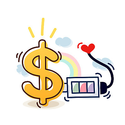 EPS 아이콘 무지개 돈 비즈니스 미래 큐티아이콘 사람없음 금융 경제 달러 사무용품 하트 화폐기호 결과 연결 usb포트 USB 이익 수익 2D아이콘 자연요소 모양 기호 컨셉 문구용품 재산 화폐 파일형식 벡터