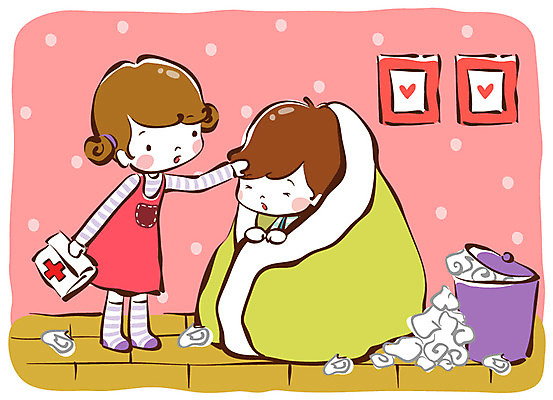 EPS 라이프스타일 여자 남자 어린이라이프 초등학생 어린이 액자 일러스트 실내 서기 사람 소녀 소년 두명 라이프 생활 친구 귀여움 봄 우정 이불 방 고통 쓰레기통 하트 화장지 감기 순수 즐거움 위로 몸살 몸살감기 병문안 약봉지 천진난만 어린이만 국내일러스트 모양 학생 계절 감정 컨셉 관계 침구 모션 내부 질병 감기_질병 파일형식 벡터