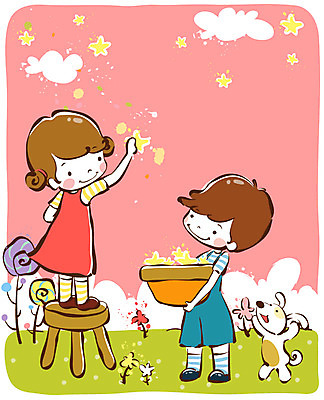 EPS 주간 동물 구름 라이프스타일 여자 남자 꽃 어린이라이프 별 반려견 초등학생 어린이 의자 일러스트 상상 서기 사람 소녀 소년 야외 두명 라이프 생활 친구 반려동물 바구니 귀여움 봄 우정 개 강아지 순수 즐거움 천진난만 어린이만 국내일러스트 자연요소 식물 학생 계절 감정 가구 컨셉 포유류 관계 모션 파일형식 벡터